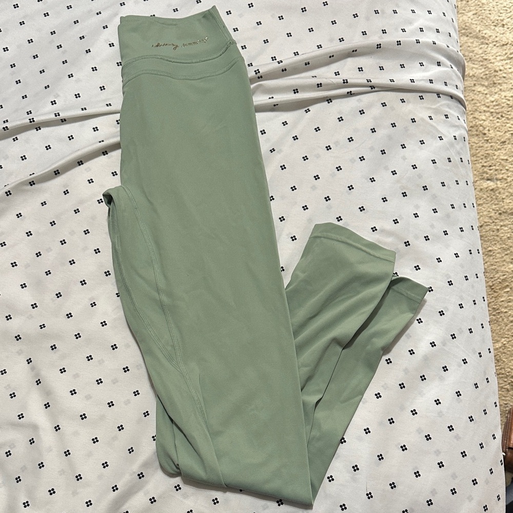 GS Whitney Simmons lime green Leggings